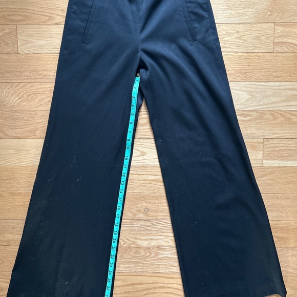 ❤️ Theory black 97 % virgin wool wide leg pants ❤️ - Picture 5 of 6